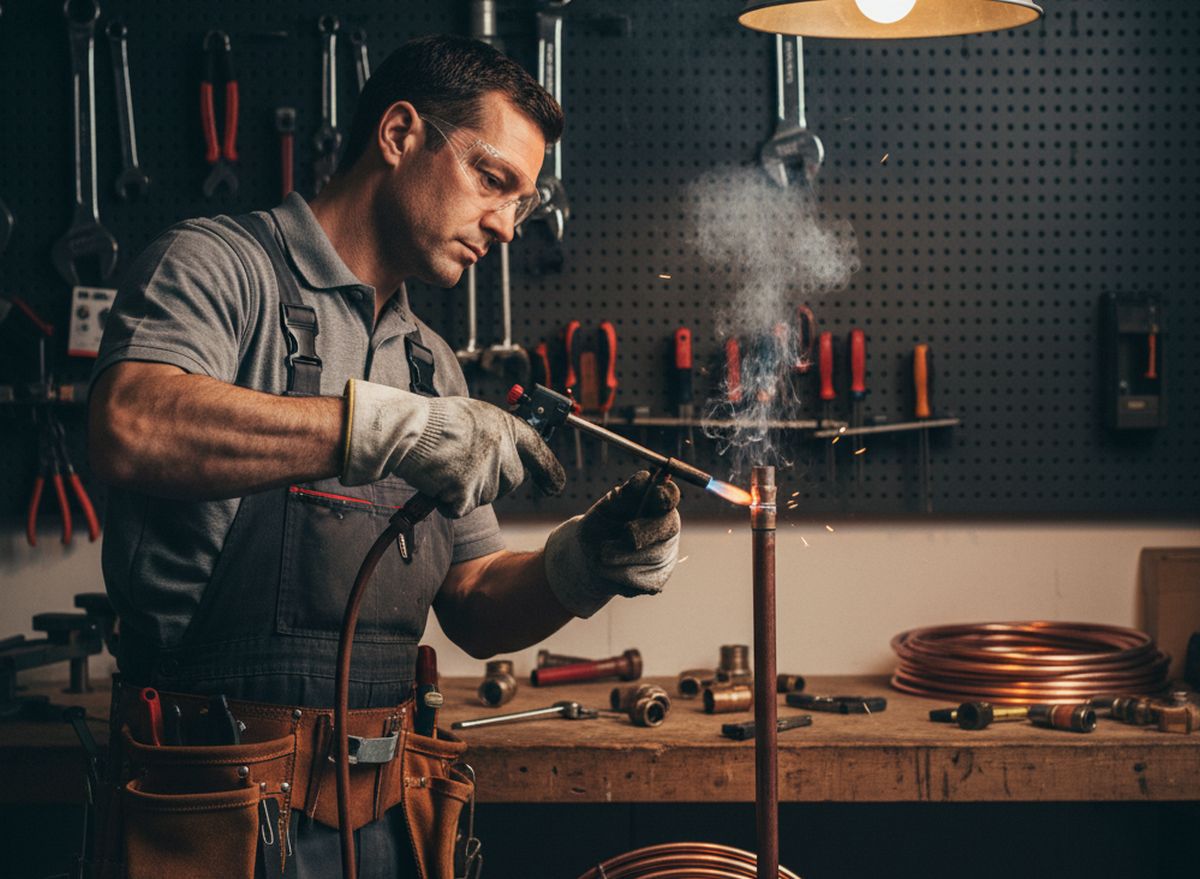 Comment souder un tuyau en cuivre : guide étape par étape