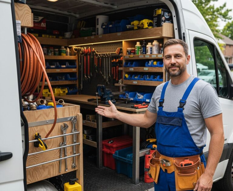 Aménagement utilitaire pour plombier : idées et solutions pour votre fourgon professionnel