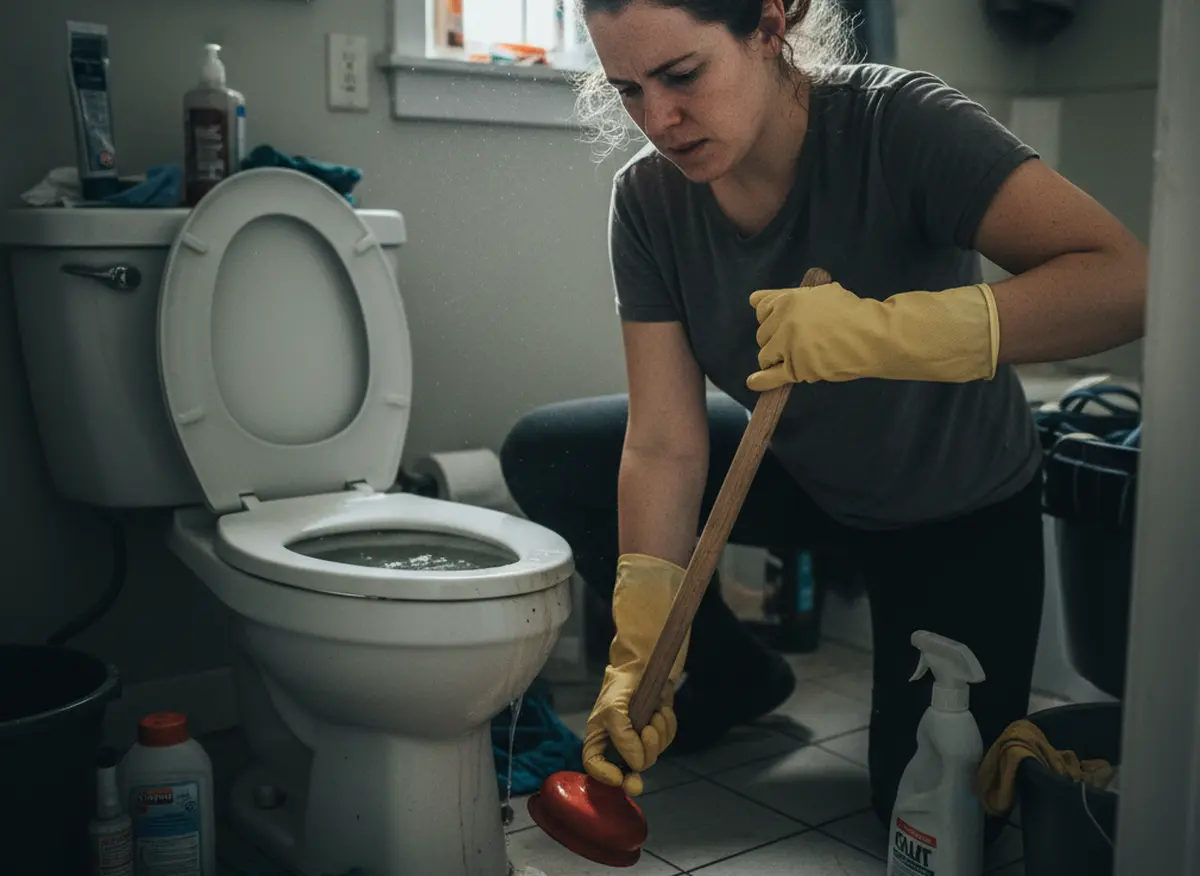 Comment déboucher les toilettes soi-même rapidement